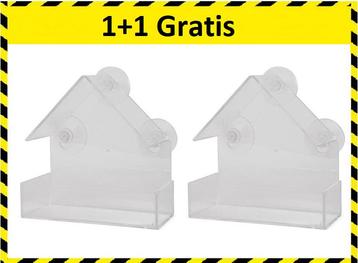 SENZA Vogelhuisje - Transparant 1+1 Gratis beschikbaar voor biedingen