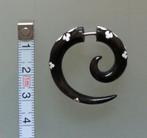 Fake Stretcher Spiral Black Horn Hibiscus Inlay, Nieuw, Verzenden