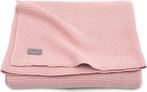 Jollein Deken Ledikant 100x150cm Basic Knit - Blush Pink, Verzenden, Nieuw