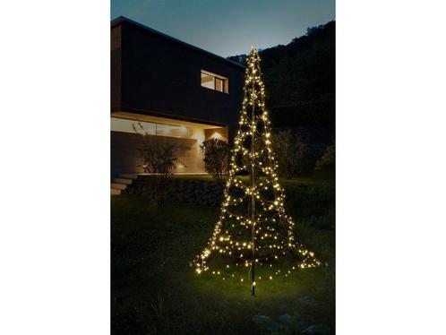FlinQ Vlaggenmast Kerstboom 3m Warmwit - Licht Kerstboom -, Huis en Inrichting, Woonaccessoires | Overige, Nieuw, Verzenden