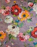 Exclusieve artistieke bloemen beschilderde stof - 300x280cm