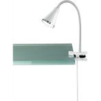 LED Klemlamp - Trion Arora - 3W - Warm Wit 3000K - Glans Wit, Huis en Inrichting, Lampen | Tafellampen, Ophalen of Verzenden, Nieuw
