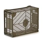 Gebruikte Euronorm stapelbakken wanden + bodem geperforeerd, Ophalen of Verzenden, Gebruikt