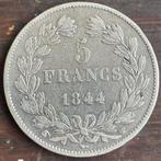 Frankrijk. Louis Philippe I. 5 Francs 1844-W, Lille (Zonder