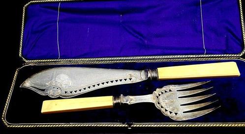 Ignoto - Bestekset (2) - Zilver, Antiek en Kunst, Antiek | Goud en Zilver