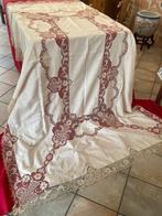 Museale tovaglia su lino e pizzo burano - Tafelkleed (13) -