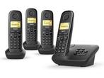 Gigaset A270A - Quattro DECT telefoon  met antwoordapparaat, Verzenden, Zo goed als nieuw