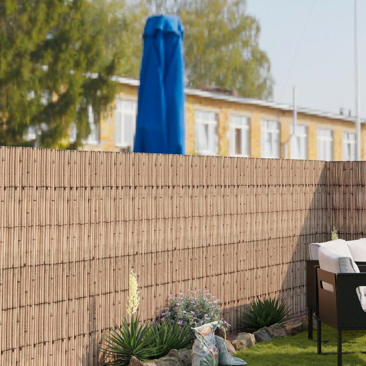 casa.pro Rietmat Allzio rol 10-15 mm 500x150 cm natural, Tuin en Terras, Schuttingen, Verzenden