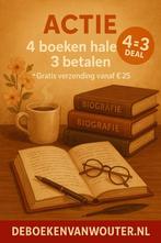 Biografieën 4 halen 3 betalen – gratis verzending, Boeken, Ophalen of Verzenden, Zo goed als nieuw