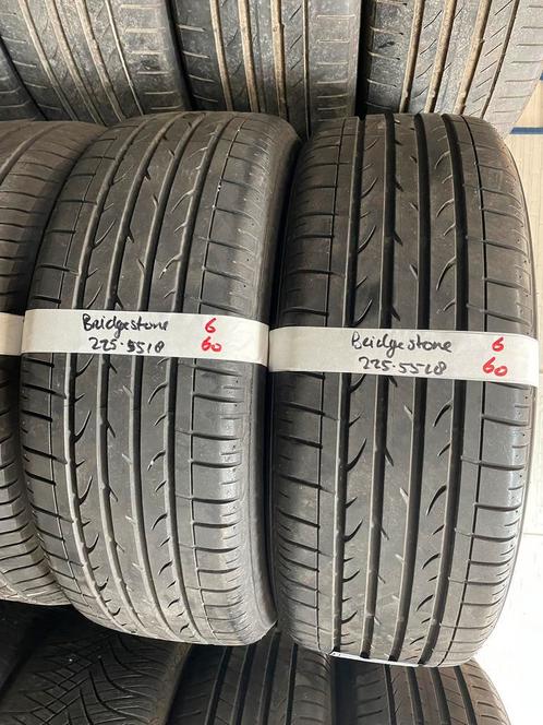 225-55-18 Bridgestone Zomerbanden 6mm Incl Montage 225 55 18, Auto-onderdelen, Banden en Velgen, 18 inch, Zomerbanden, 225 mm