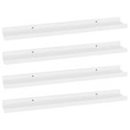 4x Wandschap 60cm Wit - OP = OP - Praktisch & Decoratief, Ophalen of Verzenden, Nieuw