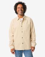 HEMA Herenovershirt Stef Corduroy beige, Verzenden, Nieuw