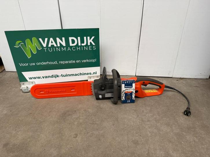 Husqvarna 418 EL electrische kettingzaag(gebruikt) 1 beschbr, Tuin en Terras, Hand-tuingereedschap, Zo goed als nieuw