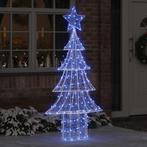 vidaXL Kerstboom met 240 LED Blauw 180 cm Acryl, Verzenden, Nieuw
