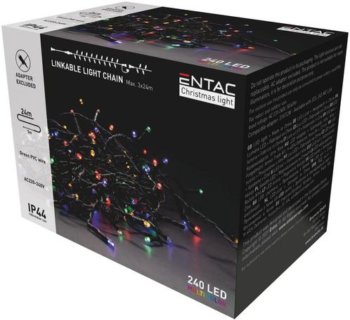 Entac LED Lichtsnoer Kerst 24m - Zonder Adapter -, Diversen, Kerst, Nieuw, Verzenden