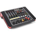 Power Dynamics PDM-M404A 4-kanaals mixer met ingebouwde vers, Muziek en Instrumenten, Mengpanelen, Verzenden, Nieuw