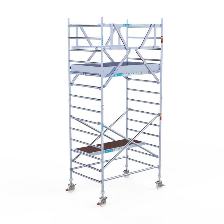 Rolsteiger Professional 135x190 5,2m werkhoogte vrijstaand, Doe-het-zelf en Verbouw, Steigers, Rolsteiger of Kamersteiger, Nieuw