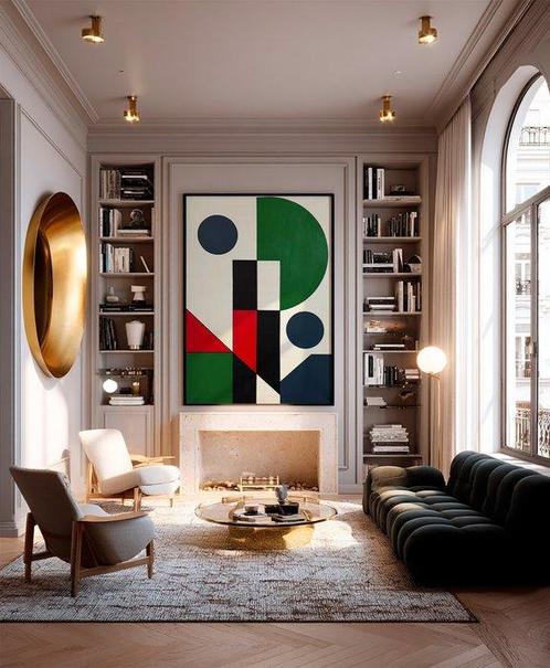 Alejandro Gonzalez - ABSTRACCIÓN MODULAR 38 - XL - (NO, Antiek en Kunst, Kunst | Schilderijen | Modern