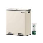 60L Duo Afvalbak | Tweedekansje | Bespaar nu!, Huis en Inrichting, Kunststof, Met pedaal, Nieuw, 40 liter of meer