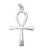 Zilveren Ankh ketting hanger groot, Verzenden, Nieuw