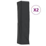 vidaXL Heaterhoezen piramidevormig 2 st 58x58x228 cm 420D, Tuin en Terras, Verzenden, Nieuw