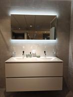 Badmeubel 120cm mat wit complete set - 0085, Huis en Inrichting, Badkamer | Badkamermeubels, Ophalen, 100 tot 150 cm, Nieuw, Wastafelkast