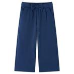 vidaXL Kinderbroek met wijde pijpen 140 marineblauw, Verzenden, Nieuw
