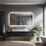 Badkamerspiegel met LED Verlichting en Verwarming 80x60cm -, Huis en Inrichting, Woonaccessoires | Spiegels, Ophalen of Verzenden