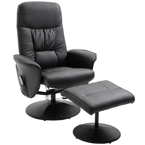 TRUUSK Relaxstoel met Voetenbank en Massagefunctie - Opbergr, Huis en Inrichting, Fauteuils, Nieuw, Verzenden
