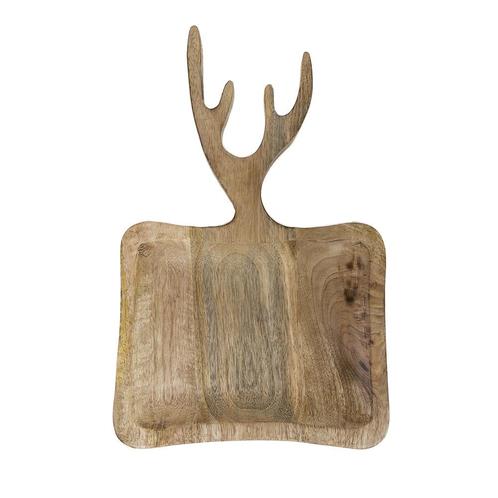 schaal/snijplank mango hout gewei 45cm, Huis en Inrichting, Woonaccessoires | Overige, Verzenden