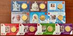 Vaticaan. 1/2 Euro 2012/2017 (12 coincards) (Zonder
