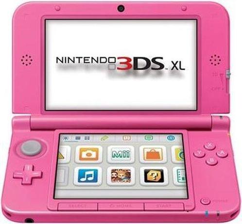 Nintendo 3DS XL Roze (Nette Staat & Krasvrije Schermen), Spelcomputers en Games, Spelcomputers | Nintendo 2DS en 3DS, Zo goed als nieuw