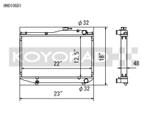 Koyo 84-87 Toyota Corolla GT-S 1.6L 4AGE AE86 Radiator -, Auto-onderdelen, Ophalen of Verzenden, Nieuw