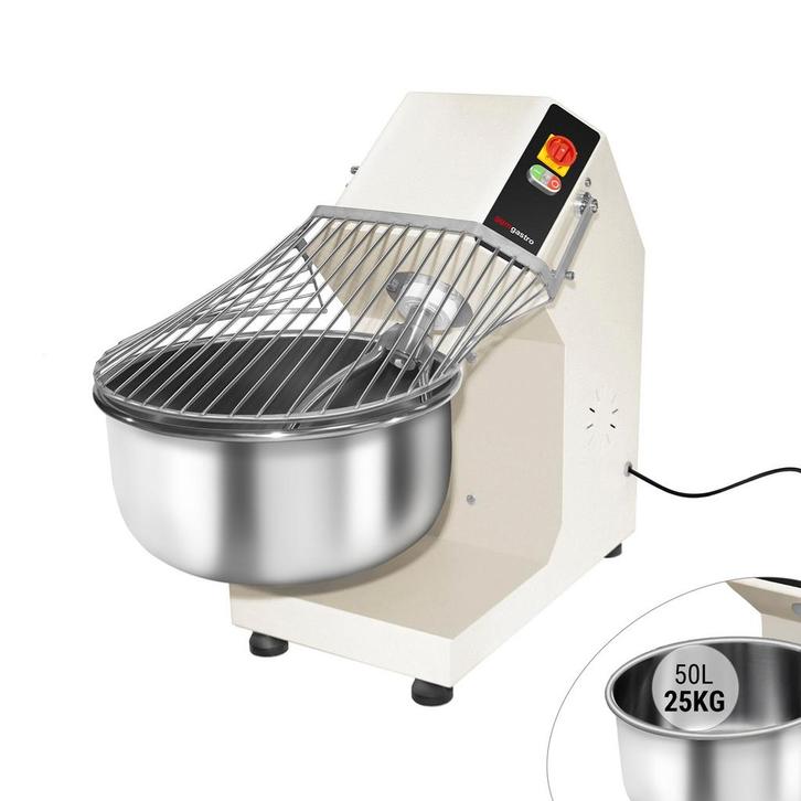 GGM Gastro | Deegmenger - 50 liter / 25 kg - met vaste kom -, Witgoed en Apparatuur, Keukenmixers, Verzenden