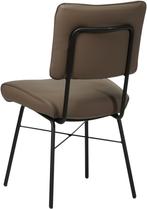 Bruine leren industriële design eetkamerstoel - Toledo Leer, Huis en Inrichting, Stoelen, Overige kleuren, Nieuw, Ophalen of Verzenden