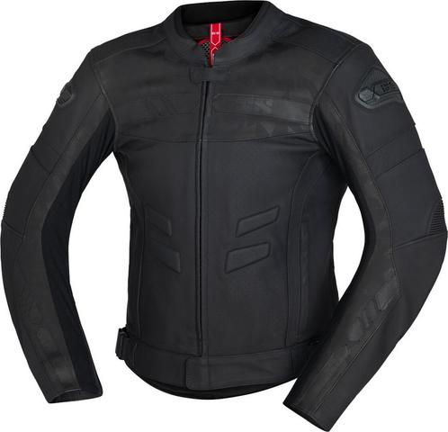 IXS RS-600 2.0 Zwart Leren Motorjas, Motoren, Kleding | Motorkleding, Heren, Nieuw met kaartje, Jas | textiel, Verzenden