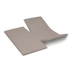 Cinderella Topper hoeslaken dubbele split jersey taupe, Nieuw