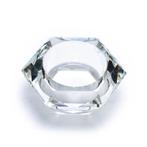 Kaarshouder Glas Diamantvorm - 7 cm, Huis en Inrichting, Woonaccessoires | Kandelaars en Kaarsen, Nieuw, Verzenden