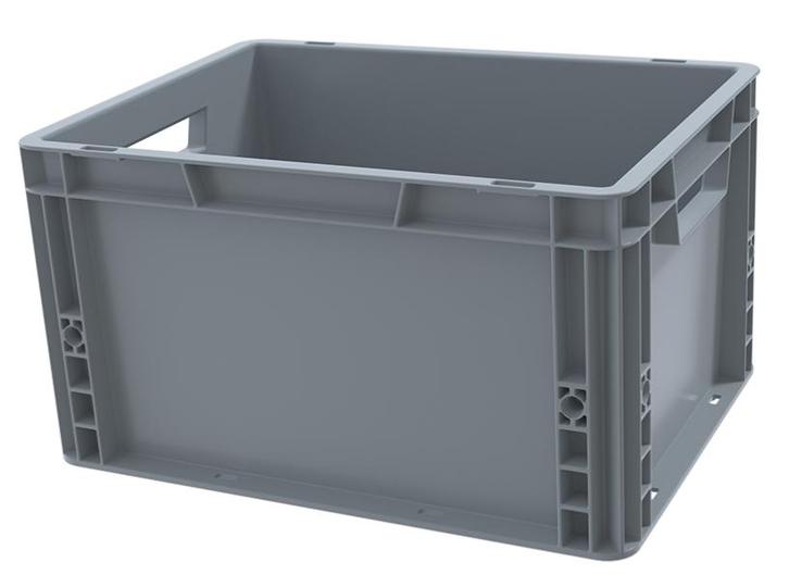 Stapelbak 400x300x220 euronorm grijs, nieuw, Doe-het-zelf en Verbouw, Kratten en Dozen, Minder dan 50 cm, Nieuw, Bak of Kist, Minder dan 35 cm