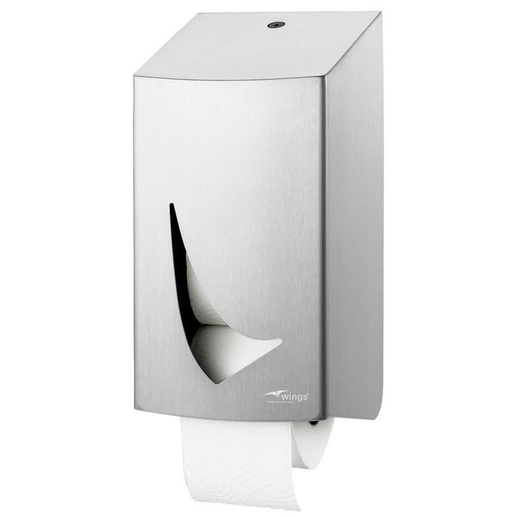 Toiletrolhouder | WINGS | RVS | 2 Rollen (Auto-Wisseling) |, Zakelijke goederen, Horeca | Keukenapparatuur, Nieuw in verpakking