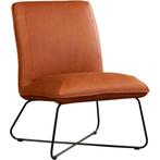 Leren fauteuil Less, Huis en Inrichting, Fauteuils, Industrieel, Modern, Scandinavisch, Nieuw, Ophalen of Verzenden, 50 tot 75 cm