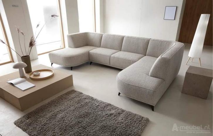 Hoekbank Niehove - hoekbanken, Huis en Inrichting, Banken | Sofa's en Chaises Longues, Nieuw, Stof