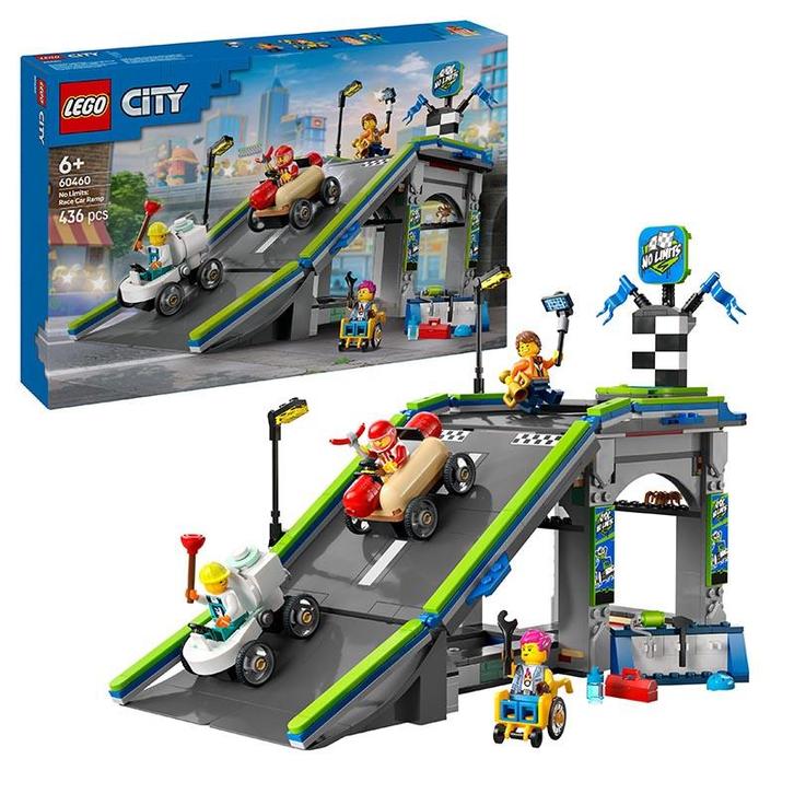 LEGO City - No Limits: Race Car Ramp Track 60460, Kinderen en Baby's, Speelgoed | Duplo en Lego, Ophalen of Verzenden