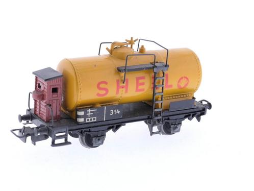 Schaal H0 Märklin 314 S .2 Shell ketelwagen #P25 (H0 (1:87), Hobby en Vrije tijd, Modeltreinen | H0, Wisselstroom, Analoog, Gebruikt