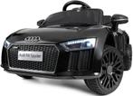 Elektrische kinderauto - accu auto - Audi R8 Spyder -  zwart, Ophalen of Verzenden, Nieuw