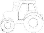 Tractor trekker steekschuimvorm maatwerk oase voor verse, Ophalen of Verzenden, Nieuw