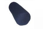 Yoga Bolster Blauw Rond Katoen -  Ohm - 60 x 20 cm, Sport en Fitness, Overige Sport en Fitness, Verzenden, Nieuw