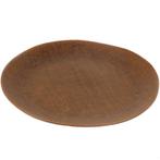 Borden | TEXTURE DARK | Porselein | Bruin | 6 Stuks |, Verzenden, Nieuw in verpakking