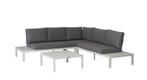Exotan La Vida loungebank wit met aluminium frame SUPER SALE, Tuin en Terras, Tuinsets en Loungesets, Ophalen of Verzenden, Nieuw