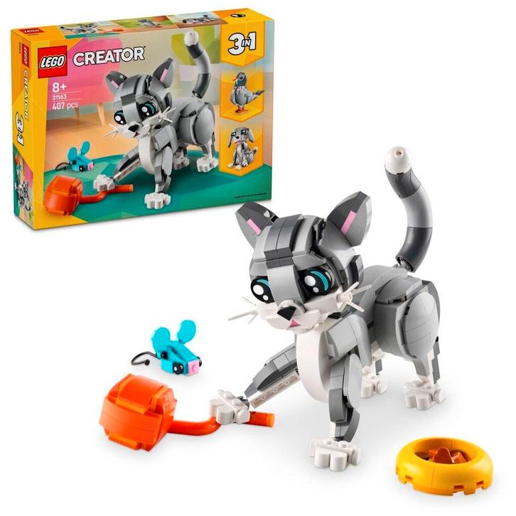 LEGO Creator 31163 3-in-1 Speelse Kat, Kinderen en Baby's, Speelgoed | Duplo en Lego, Nieuw, Verzenden